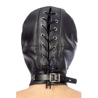 Капюшон для БДСМ Fetish Tentation BDSM hood in leatherette with removable mask