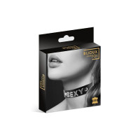 Чокер зі стразами Bijoux Pour Toi - SEXY, натуральна шкіра