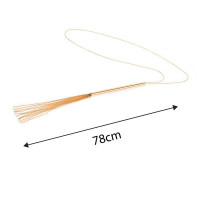 Цепочка-кнут на шею Bijoux Indiscrets MAGNIFIQUE Necklace Whip - Gold, украшение для тела