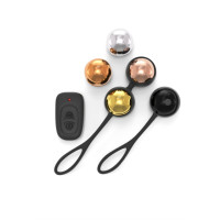 Набір вагінальних кульок Dorcel Training Balls, вібрація, пульт ДК