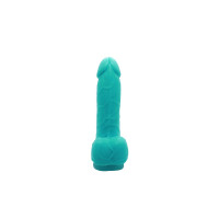 Крафтове мило-член із присоскою Чистий Кайф Turquoise size S натуральне