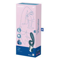 Смарт вібратор-кролик Satisfyer Hug Me Bluegrey
