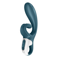 Смарт вібратор-кролик Satisfyer Hug Me Bluegrey
