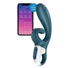 Смарт вібратор-кролик Satisfyer Hug Me Bluegrey