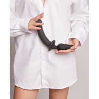 Анальна пробка з дилдо 2в1 Strap-On-Me SWITCH PLUG-IN DILDO Black S