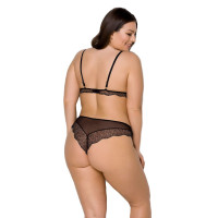 Жіночий комплект AMBERLY SET black 6XL/7XL