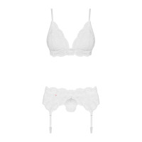 Obsessive 810-SEG-2 3 pcs set white L/XL