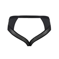 Чоловічі труси з ланцюжком спереду 030 SLIP OPEN TOM black, XXL/XXXL
