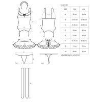 Obsessive Housemaid 5 pcs costume S/M