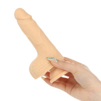 Фалоімітатор з пульсацією Naked ADDICTION  6.5" Thrusting Dong With Remote