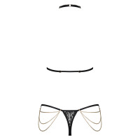 Комплект Obsessive Pantheria 2-pcs set black S/M
