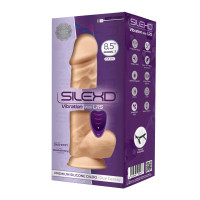 Фалоімітатор з вібрацією SilexD Norman Vibro Flesh (Model 1 size 8,5") + LRS