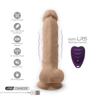 Фалоімітатор з вібрацією SilexD Vetus Vibro Flesh (MODEL 1 size 8in) + LRS