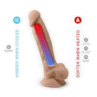 Фалоімітатор з вібрацією SilexD Vetus Vibro Flesh (MODEL 1 size 8in) + LRS