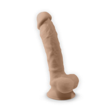 Фалоімітатор з вібрацією SilexD Vetus Vibro Flesh (MODEL 1 size 8in) + LRS