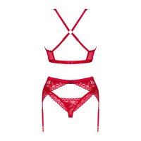 Obsessive Lacelove cupless 3-pcs set M/L