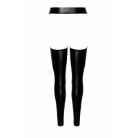 Легінси з відкритими стегнами Noir Handmade F323 Rebel wetlook chaps - L