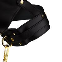 Маска-доспехи для орального секса с поводком LOCKINK SEVANDA Blowjob Head Muzzle with Leash