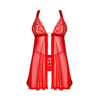 Бебі-дол Obsessive Elianes babydoll & thong XL/2XL