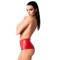 Шорти Noir Handmade F356 Red powerwetlook shorts - S