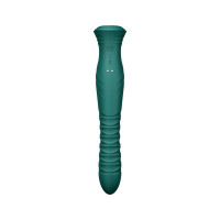 Пульсатор-кролик з вібрацією Zalo Mose 2 Turquoise Green