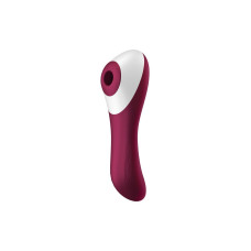 Вакуумний стимулятор Satisfyer Dual Crush Wine Red