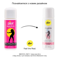 Збудлива змазка на водній основі pjur my glide 30 мл, з женьшенем, зігріває