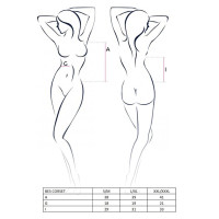 Корсет під латекс BES CORSET black XXL/XXXL - Passion Exclusive