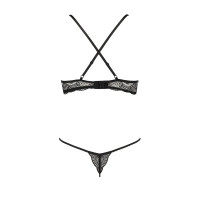 Комплект білизни QUENTRIS BIKINI black L/XL - Passion Exclusive