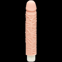 Фалоімітатор Doc Johnson The D: Shakin D 9 Inch Vibro ULTRASKYN, діаметр 3,8 см, плавне регулювання