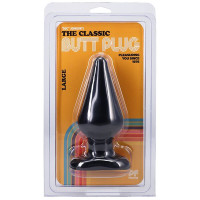 Анальна пробка Doc Johnson Smooth Classic Large - Black, 5,7 см
