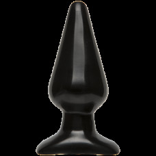 Анальна пробка Doc Johnson Smooth Classic Large - Black, 5,7 см