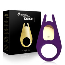 Эрекционное виброкольцо Rianne S: The Pussy &amp; The Knight Couple Ring, 10 режимов работы, мед силикон