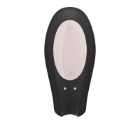 Смарт-вібратор для пар Satisfyer Double Joy Black із широким кліторальним стимулятором