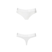 Трусики-бразиліана з бавовни Passion PS005 PANTIES white, size M