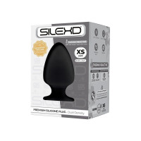 Анальна пробка SilexD (Model 1 size XS) двошарова, силікон + Silexpan
