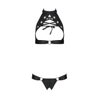 Комплект Malwia Set with Open Bra black XXL/XXXL —Passion