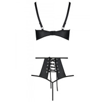 Комплект з еко шкіри Tamaris Set black S/M — Passion