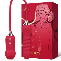 Пульсатор з вакуумним стимулятором Kistoy Cathy Red