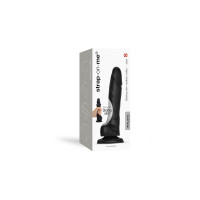 Реалістичний фалоімітатор Strap-On-Me Sliding Skin Realistic Dildo Black - S, ефект рухливої шкіри