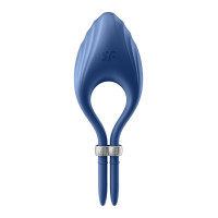 Ерекційне віброкільце-ласо Satisfyer Duelist Blue, 10 режимів, потужний мотор