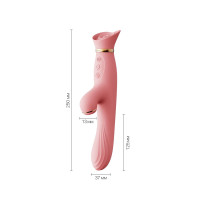 Вібратор Zalo - ROSE Vibrator Strawberry Pink