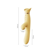 Вібратор Zalo - ROSE Vibrator Lemon Yellow