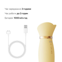 Вібратор Zalo - ROSE Vibrator Lemon Yellow