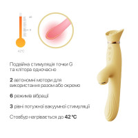 Вібратор Zalo - ROSE Vibrator Lemon Yellow
