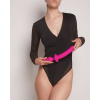 Анальна пробка з дилдо 2в1 Strap-On-Me SWITCH PLUG-IN DILDO Fuchsia L