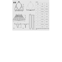 Obsessive Schooly 5 pcs costume S/M