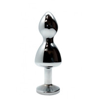 Анальна пробка Wooomy Lollypop Double Ball Metal Plug M