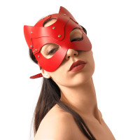 Маска Кішечки Art of Sex - Cat Mask, Червона