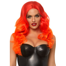 Leg Avenue Ombre long wavy wig Orange